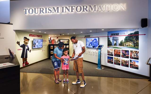 visitor center family