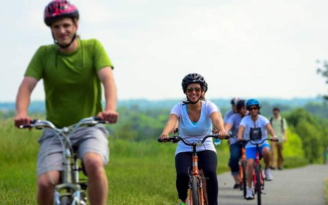 Biking at VFNHP