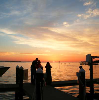 Cabbage Key - sunset from the dock