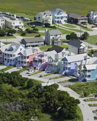 Colorful Atlantic Beach Neighborhood