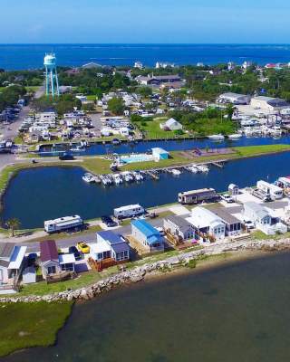 Harkers Island RV Resort Aerial
