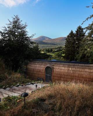 Path to Glamping Cabin at Enniskeen Estate, County Down