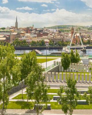 View of Derry from The Ebrington Hotel