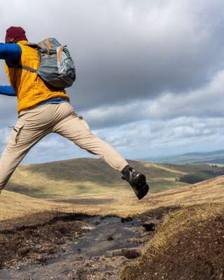 Mourne Mountain Adventures man leaping