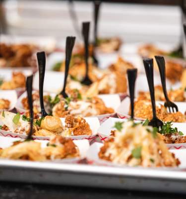 Samples of Hors d'oeuvre at Downtown Allentown Market