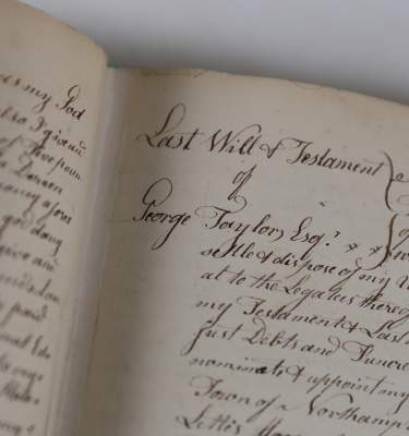 George Taylor Archive from the Northampton County Archive Building