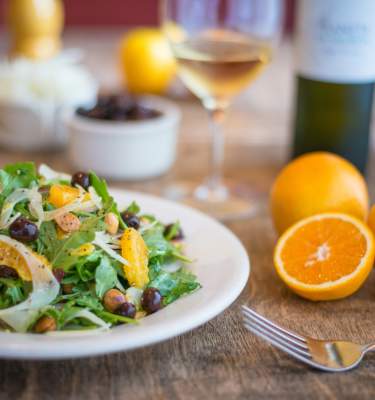 A salad with citrus at Sette Luna in Easton, Pa.