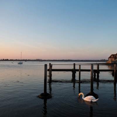 A view of Chichester Harbour from Bosham, West Sussex