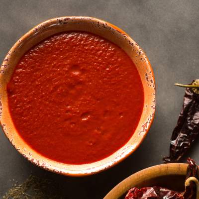 Butternut Squash Enchiladas with Red Chile Sauce