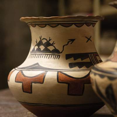 Pot from Museum of Indian Arts and Culture