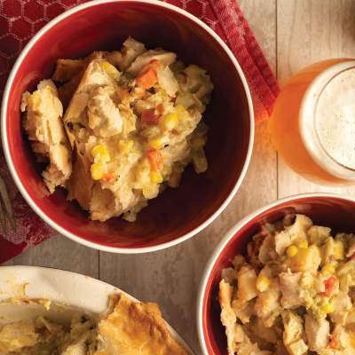 Green Chile Chicken Pot Pie