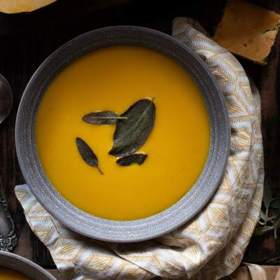 Vegan Spiced Butternut Squash Soup