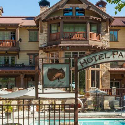 Relax by the pool at Hotel Park City