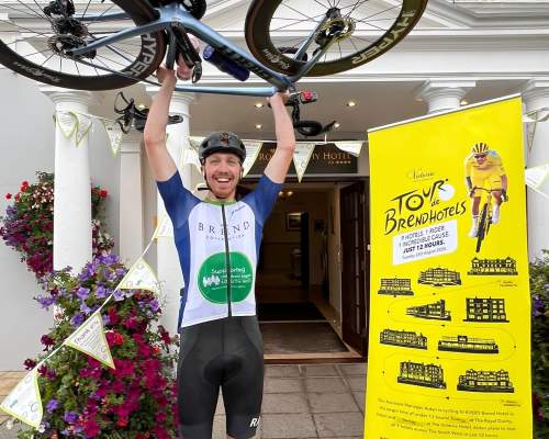 Aidan Completes Epic 180-Mile Tour of All 9 Brend 
Collection Hotels in Under 12 Hours