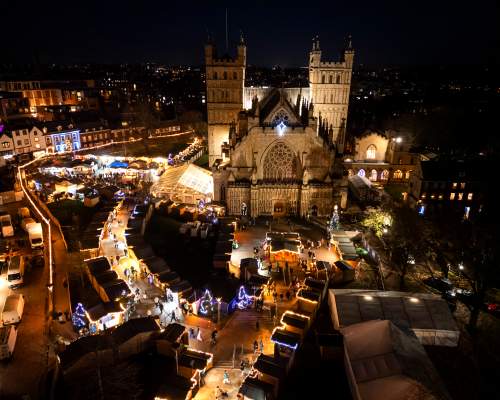 Exeter Cathedral Christmas Market is back, announcing exciting additions for 2026