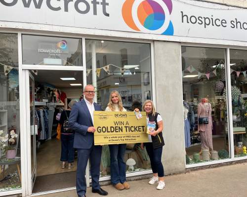Long-Awaited Devon’s Top Attractions Golden Ticket Found – After
Three Years!