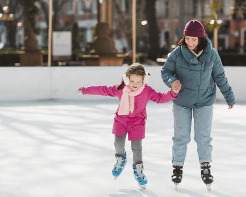 Free ice rink at Affinity SHopping Centre for Christmas 2025