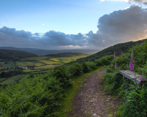 Views over exmoor