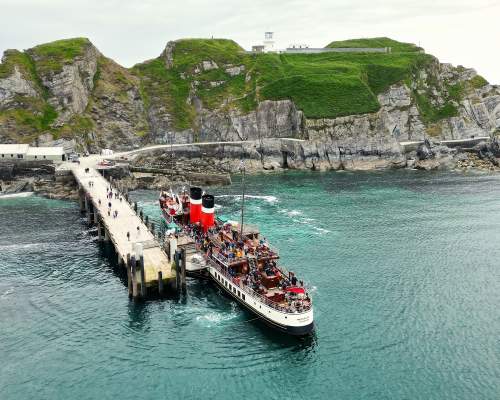 World's last seagoing paddle steamer returns to the Bristol Channel