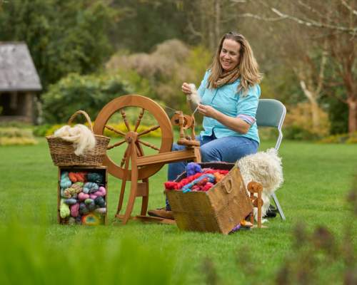 A feast of creativity for all skill levels awaits visitors to RHS Rosemoor’s Natural Fibre Weekend