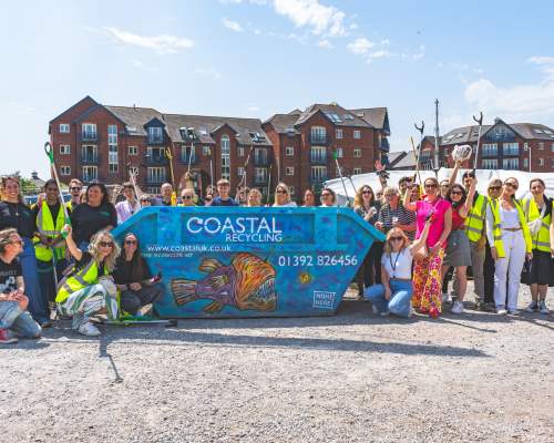 100kg of Rubbish Cleared in Hours as Coastal Recycling Unites Exeter for ‘Clean the Quay’ Campaign