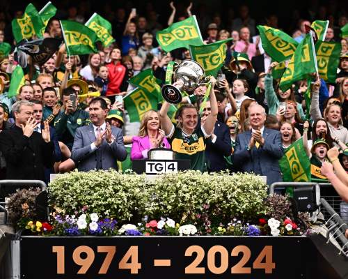 Kerry Ladies Winning All Ireland