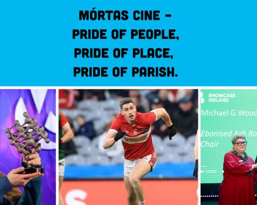Blog Header Image featuring Aobiheann Daly, Young Scientist Winner 2026, Paul Geaney Captain of the Kerry Team and Michael O'Donoghue Wood CRafter