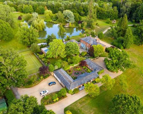 Cadnam Lodge Estate Drone Shot