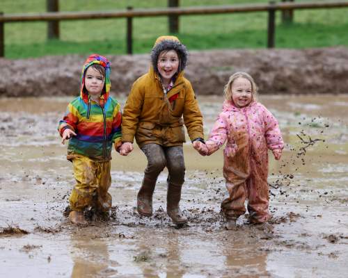 Puddle Jumping at Godstone Farm