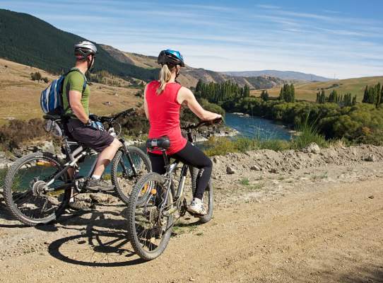 Clutha Gold Trail between Roxburgh and Lawrence