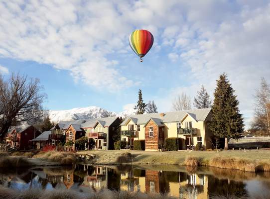 Hot Air Balloon over the Millbrook Resort Deluxe Studios