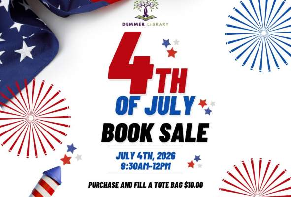 4th of July Book Sale