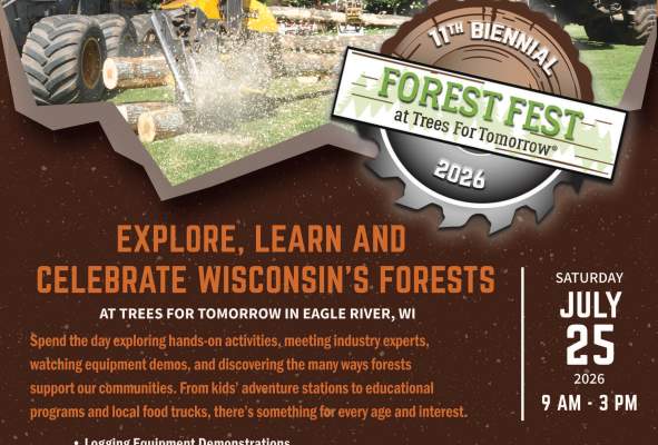 11th Biennial FOREST FEST at Trees For Tomorrow, 2026