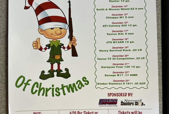 Three Lakes Fire Department 6th Annual 12 Guns of Christmas