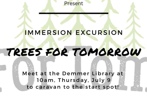 Immersion Excursions - Trees For Tomorrow