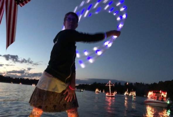 Big Fork Lake Venetian Boat Parade