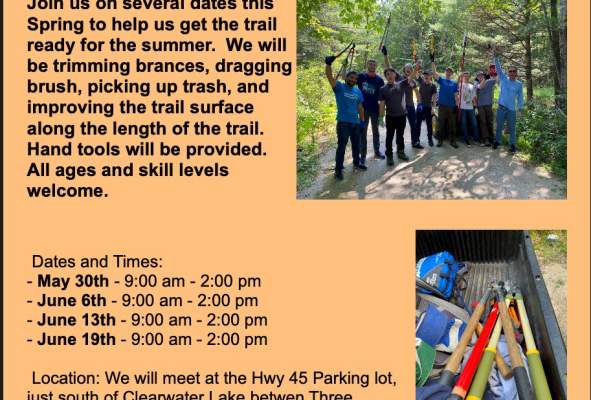 Three Eagle Trail Volunteer Work Days