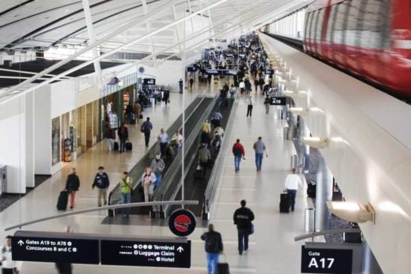 Detroit Metro Airport interior
