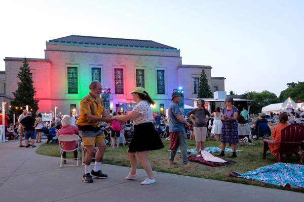 ann arbor summer fest, people dancing