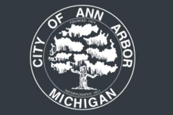 Grey and white city of Ann Arbor seal