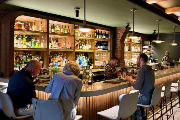 Peridot bar inside restaurant