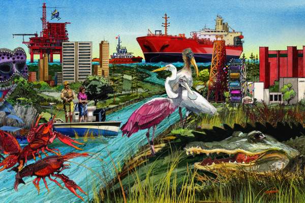 airport mural