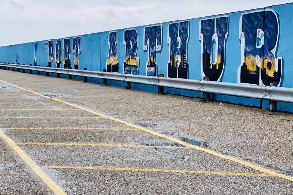 Port Arthur Seawall Mural