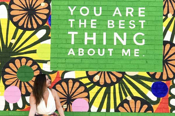 You are the best thing about me mural