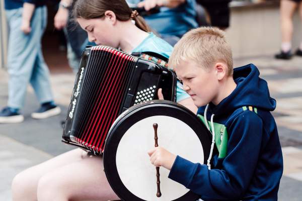 Day 3 of Fleadh and Belfast’s in fine tune – come rain or shine!