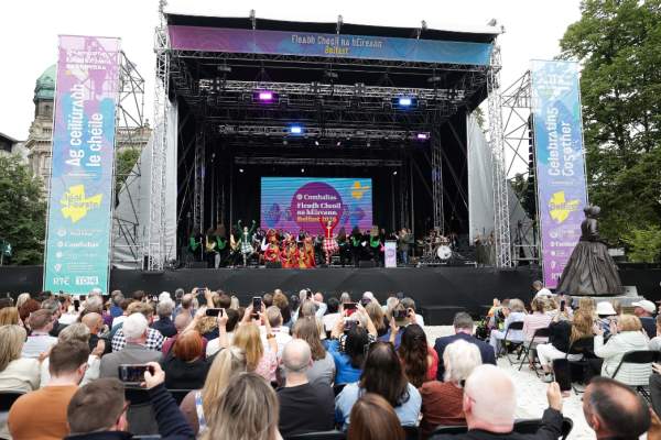 Fleadh Cheoil na hÉireann officially opens in Belfast, inviting the city to ‘celebrate together’