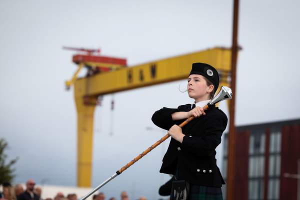 Bands Showcase takes place at Titanic Slipways as part of Fleadh Cheoil na hÉireann in Belfast