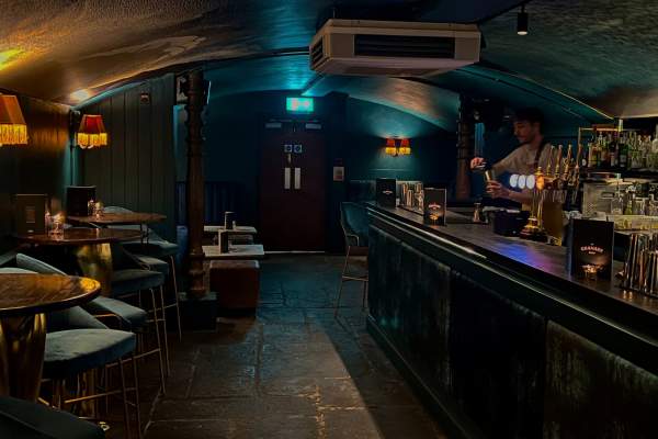 Interior of The Granary Club cocktail bar - credit The Granary