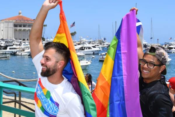 Hundreds turn out for Catalina Island’s inaugural Pride celebration