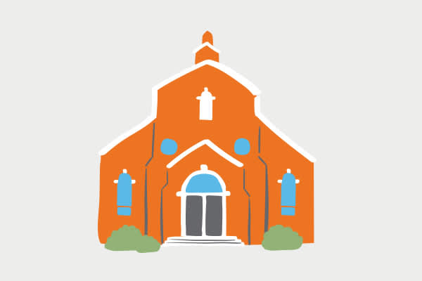 Graphic design of church